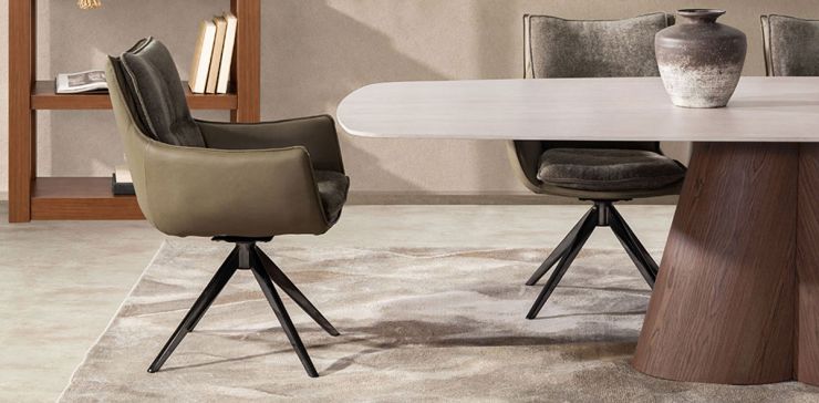 Silla Giratoria Asha Verde
