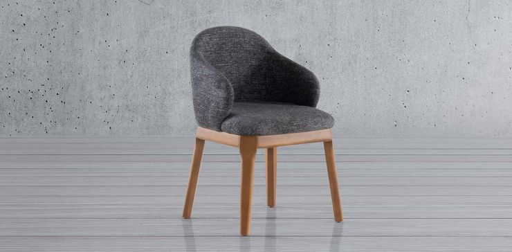 Silla Amara Gris Oscuro