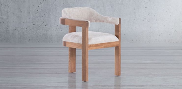Sillón Creta Rosa Morada