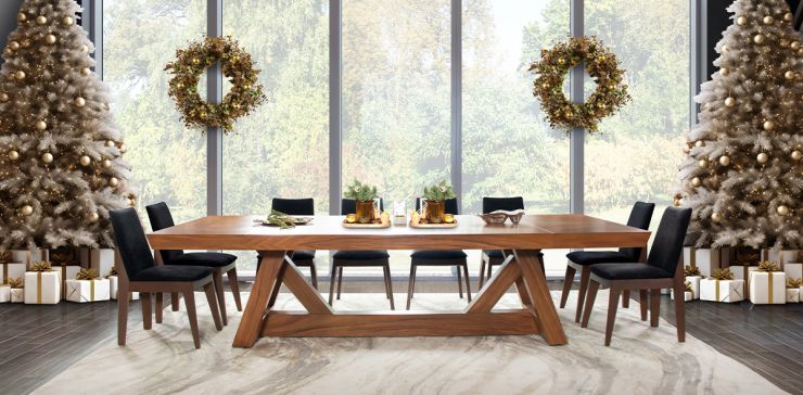 Comedor 300 x 150 cm Matera y 8 Sillas