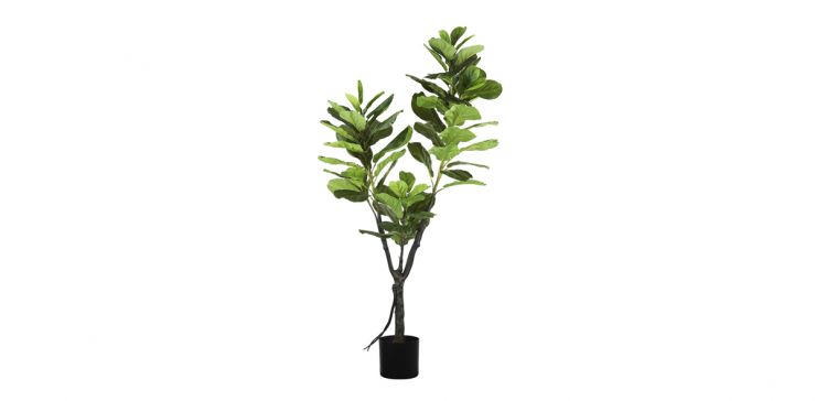 Planta Artificial Ficus Elastica Verde Cnr