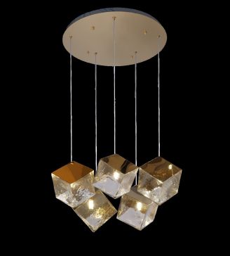 Candil Simano-5 Mbo Dorado