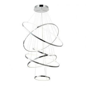 Candil Aros Led Hyl Plata