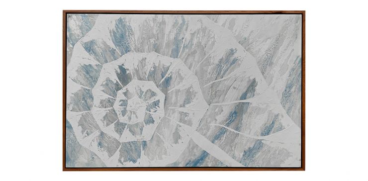 Cuadro Decorativo 120 x 180 cm Mazunte Blanco