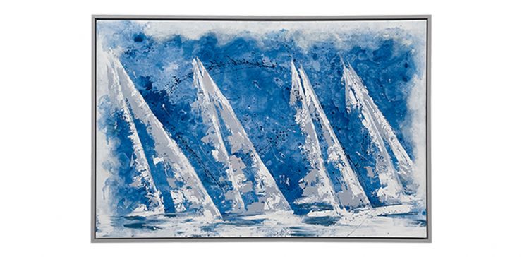 Cuadro Decorativo 180 x 120 cm Skib Blanco