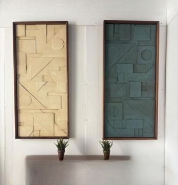 Cuadro Decorativo 80 x 170 cm Biniza Bqe Parota