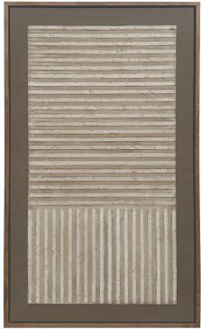 Cuadro Decorativo 90 x 150 cm Paralelismo Gris