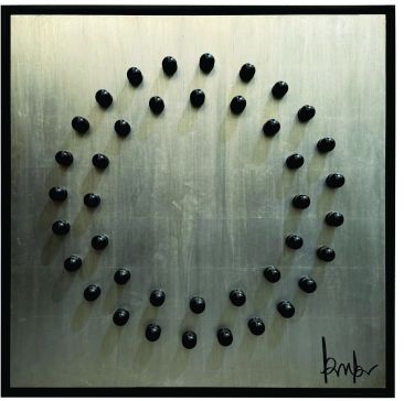 Cuadro Decorativo 120 x 120 cm Zero Plata