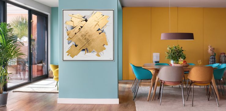 Cuadro Decorativo 110 x 110 cm Kiin Multicolor