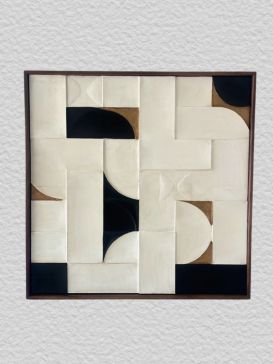 Cuadro Decorativo 140 x 140 cm Dunka Bqe Parota