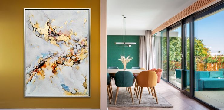 Cuadro Decorativo 160 x 120 cm Sonido Multicolor