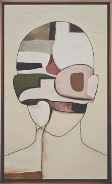 Cuadro Decorativo 90 X 150 Cm Siluetas I Natural