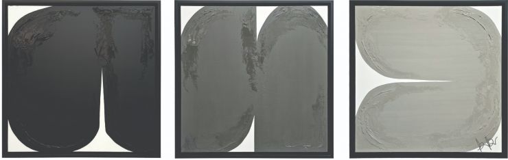 Cuadro Decorativo 80 x 80 cm Hermes Negro