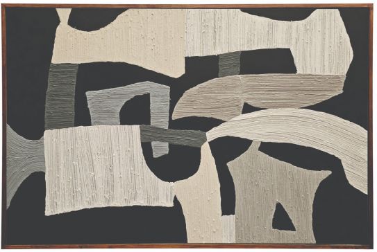 Cuadro Decorativo 120 X 180 Cm Mayab Negro