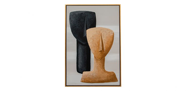 Cuadro Decorativo 120 x 180 cm Quates Negro