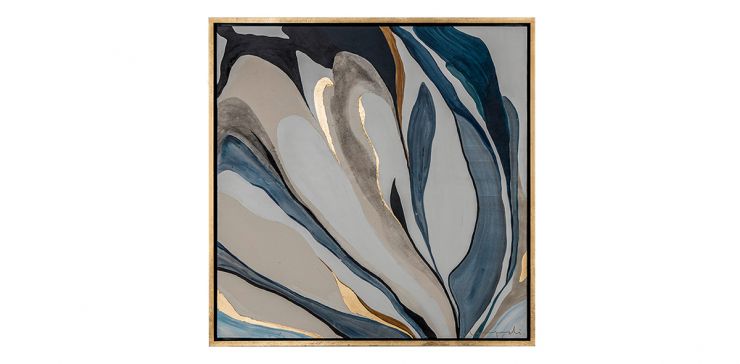Cuadro Decorativo 120 x 120 cm Blota Plata