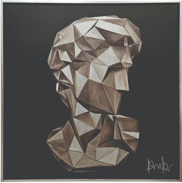 Cuadro Decorativo 120 X 120 Cm David Plata