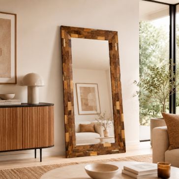 Espejo de Cristal 201 x 106 cm Astorga Parota