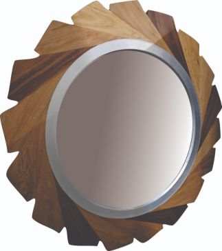 Espejo 140 X 140 Cm Rehilete Natural