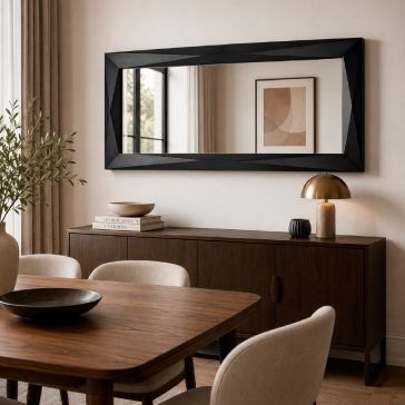 Espejo de Cristal 174 x 84 cm Gutti Negro