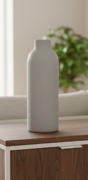 Jarrón de Cristal Gde Balero Dzo Gris