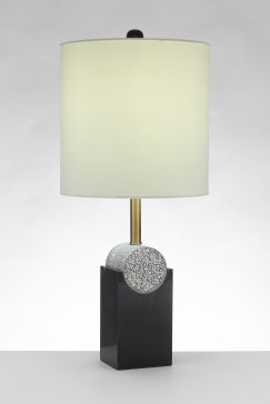 Lampara de Mesa Iwao Mármol Multicolor Bte