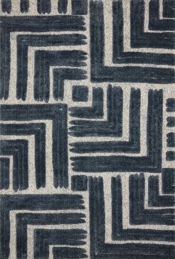 Tapete 160 x 235 cm Hagen Azul