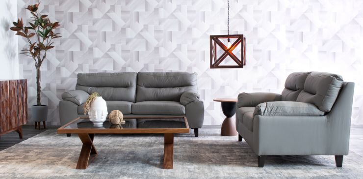 Sala de Piel Fremont Silver