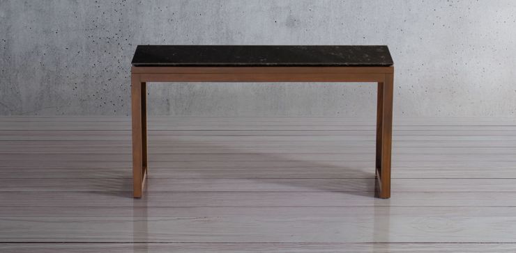 Mesa Consola Rectangular 140 X 40 cm Adela Café