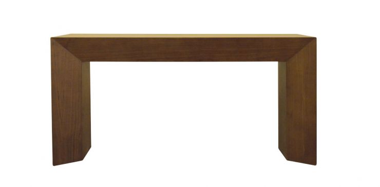 Mesa Consola 160 x 40 cm Grey Nogal