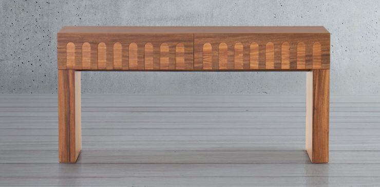 Mesa Consola Striato Parota