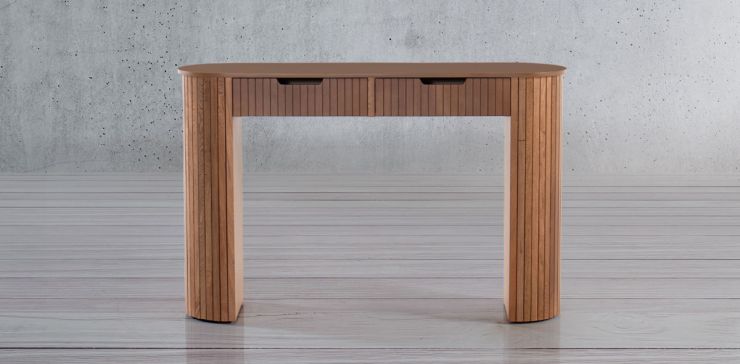 Mesa Consola 140 cm Santorini Rosa Morada