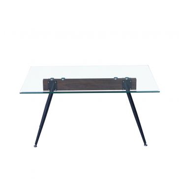 Mesa de Centro 110 X 60 Cm Rectangular Sidney Vidrio