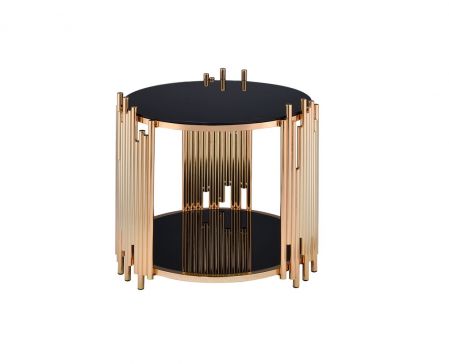 Mesa de Lateral Tanquin Dorado