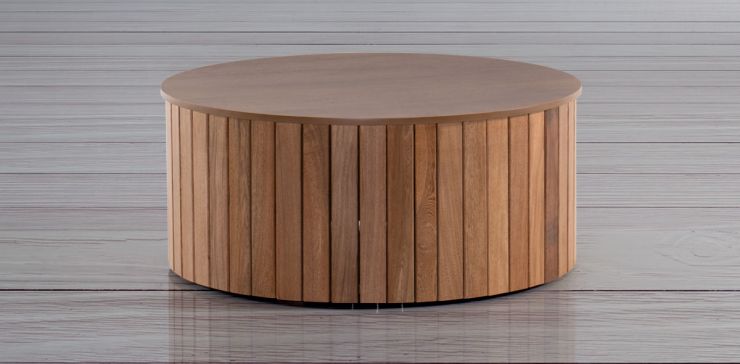 Mesa de Centro 80 cm Santorini Rosa Morada