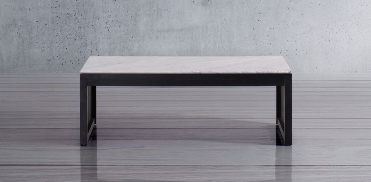 Mesa de Centro Rectangular 140 x 70 cm Adela Negro