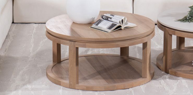 Mesa de Centro Victoria Rosa Morada