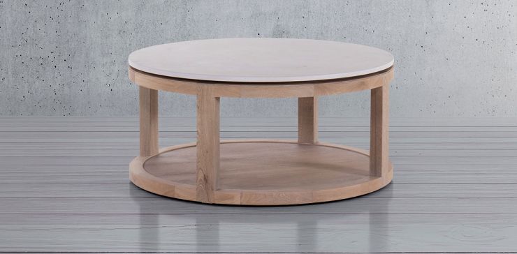 Mesa de Centro de Mármol Victoria Rosa Morada