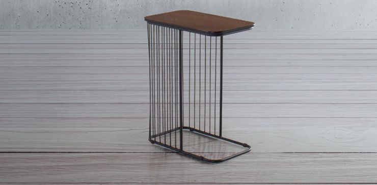 Mesa de Servicio Rectangular Arpa Parota