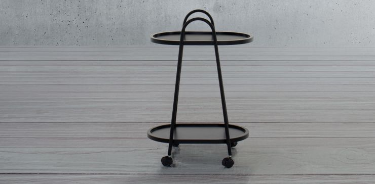 Mesa de Servicio Spritz Negro