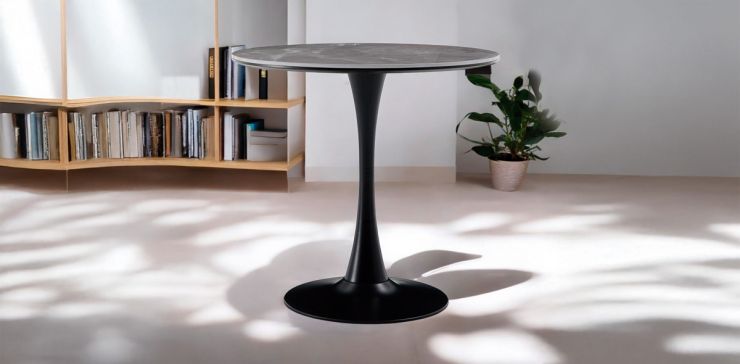 Mesa Ocasional 80 cm Torino Gris