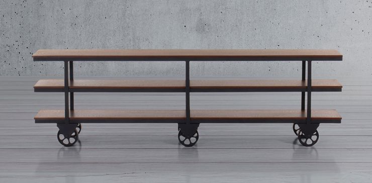 Mesa TV 201 cm Forja Parota