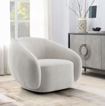 Sillón Giratorio Isabel Beige
