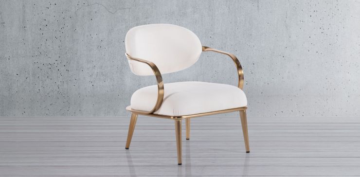 Sillón Ocasional Lacey Blanco