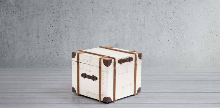 Mesa Lateral Bamberg  Aviator Baúl