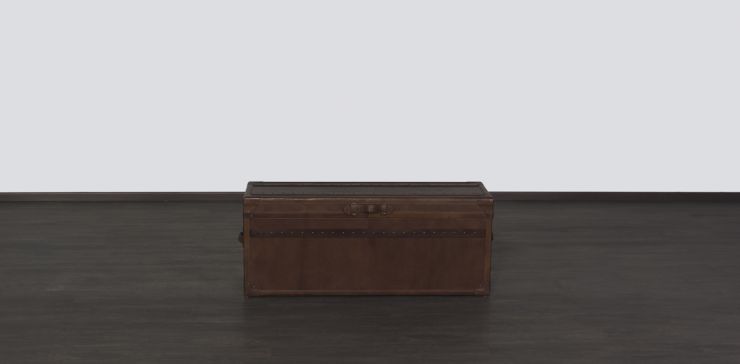 Baúl Bamberg Moka Cognac Pie De Cama