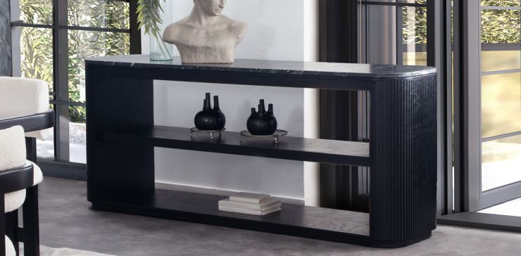 Credenza de Granito 200 cm Astor Negro