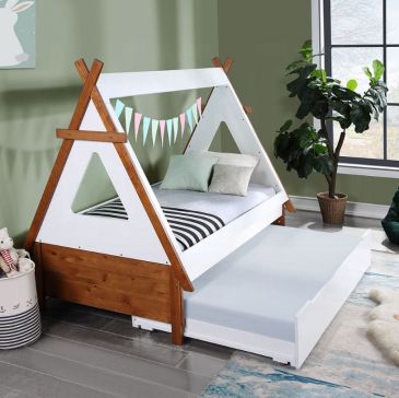 Cama Individual Loreen Blanco