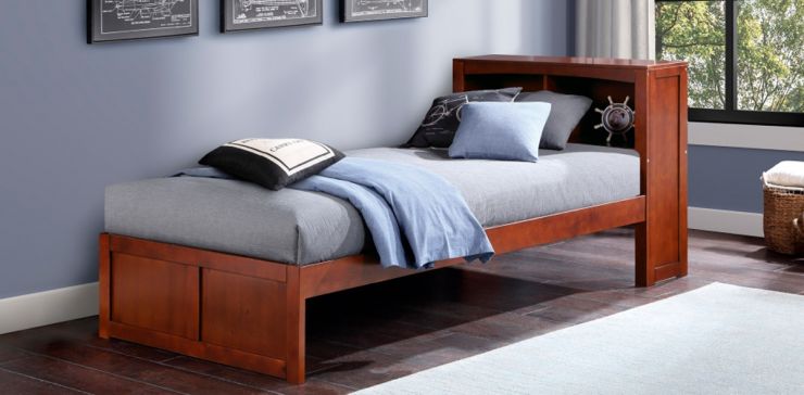 Cama Individual Teddy Nogal