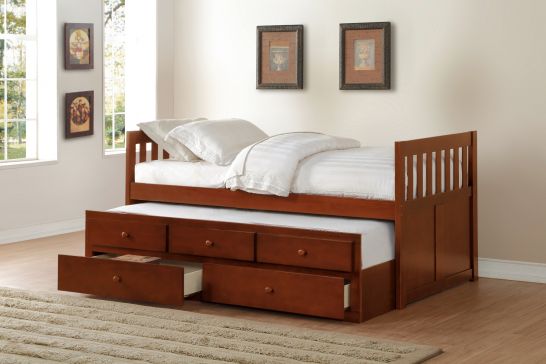 Cama Individual Teddy Nogal